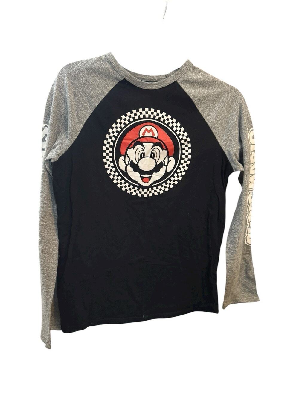 Nintendo Super Mario Brothers Boys Long Sleeve Graphic Shirt XL